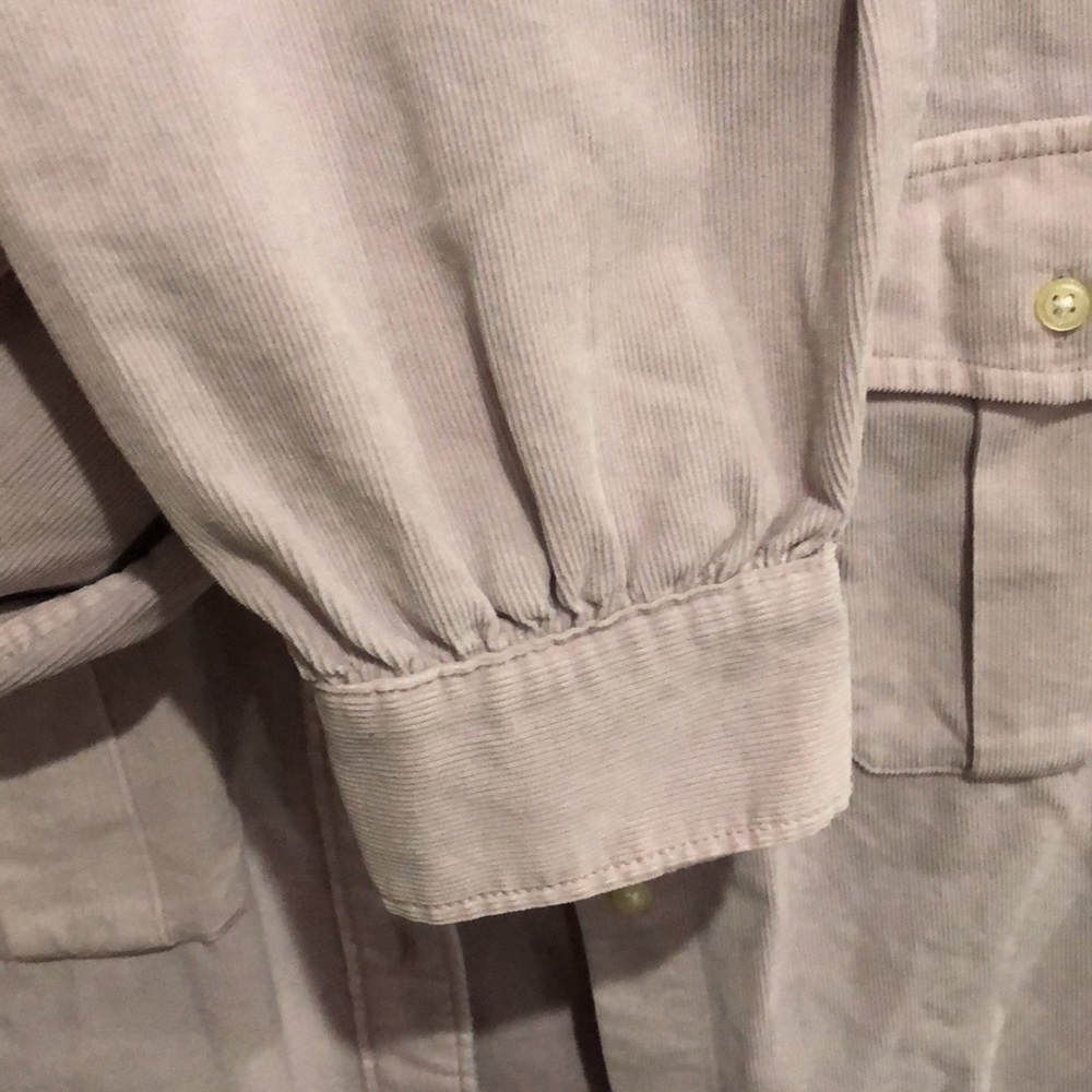 Gap lavender lilac corduroy button down shirt shacket size large new with tag - Picture 3 of 9
